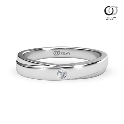 แหวนเพชรผู้หญิง รุ่น GR457 - มุมบน