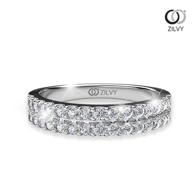 แหวนเพชรผู้หญิง รุ่น GR459 - มุมบน