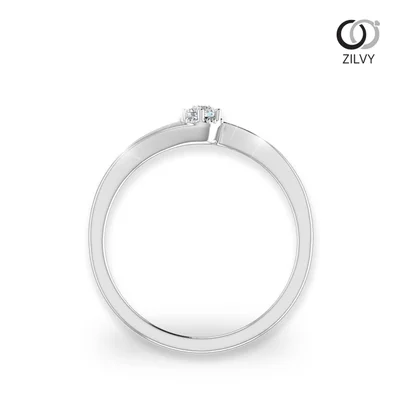 แหวนเพชรผู้หญิง รุ่น GR461 - มุมหน้า