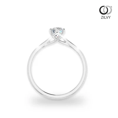 แหวนเพชรผู้หญิง รุ่น GR478 - มุมหน้า