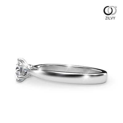 แหวนเพชรผู้หญิง รุ่น GR478 - มุมข้าง