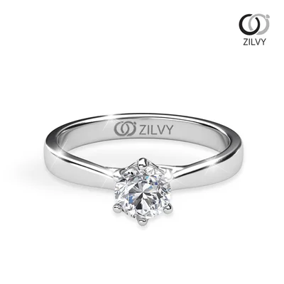 แหวนเพชรผู้หญิง รุ่น GR478 - มุมบน