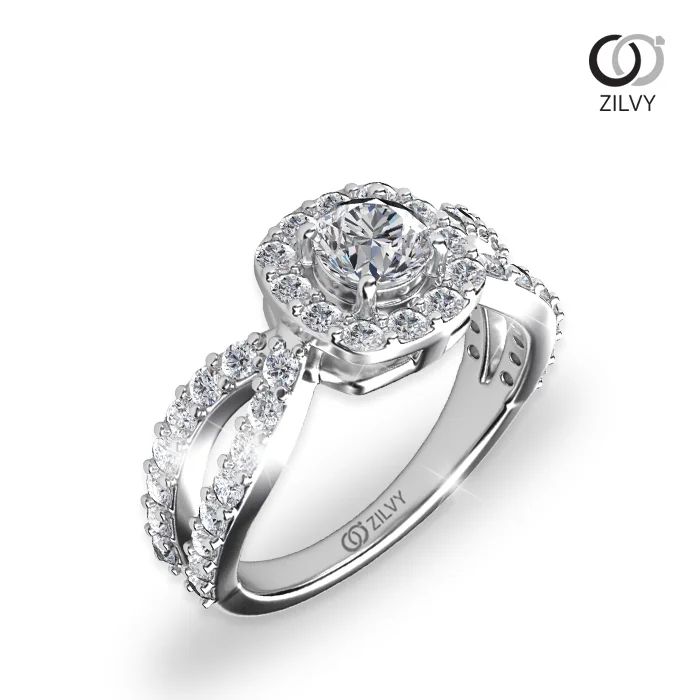 แหวนเพชร Bloom Halo