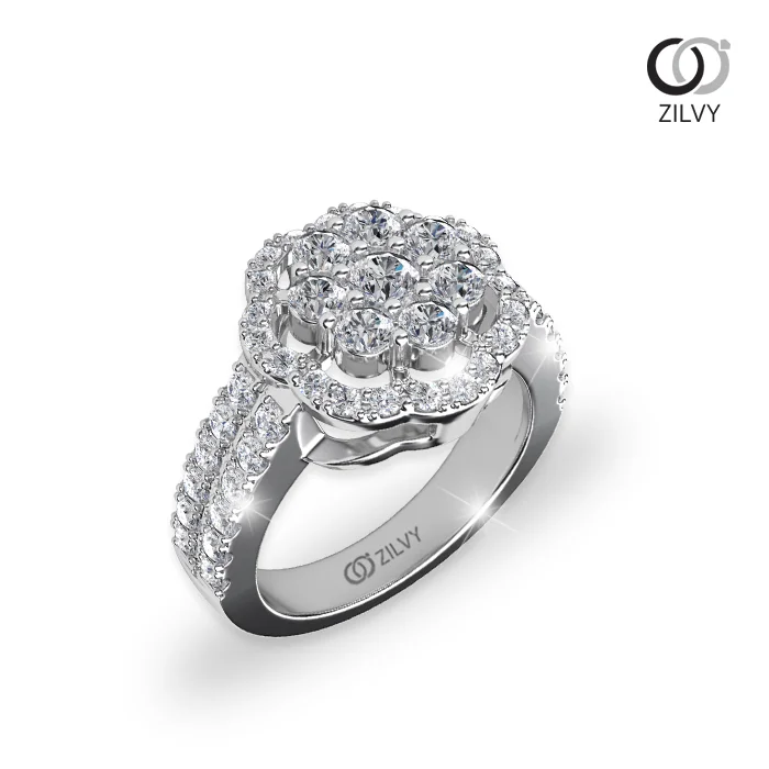 แหวนเพชร Daphne Cluster