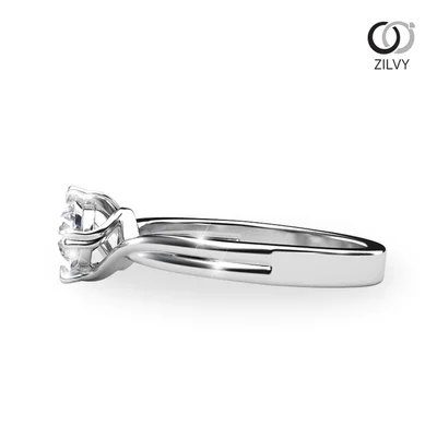 แหวนเพชรผู้หญิง รุ่น GR491 - มุมข้าง