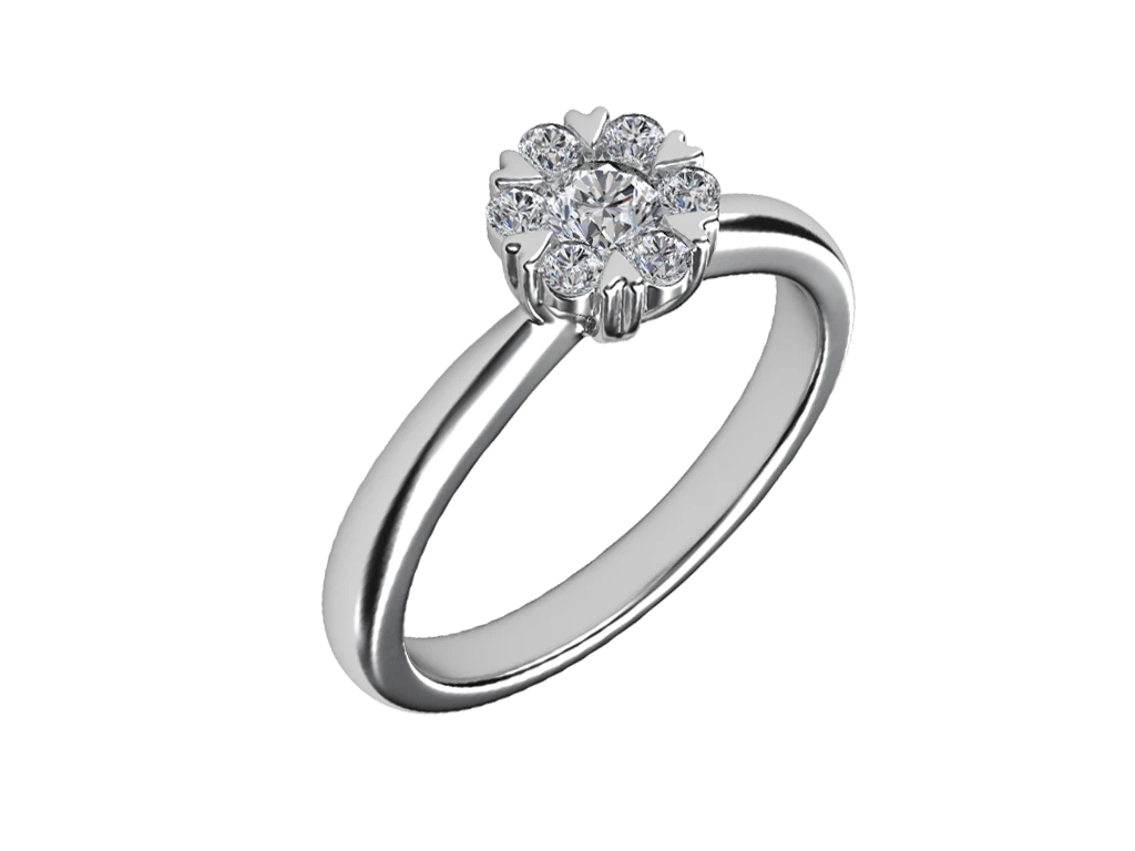 แหวนเพชร Liana Cluster