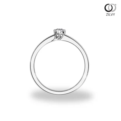 แหวนเพชรผู้หญิง รุ่น GR504 - มุมหน้า