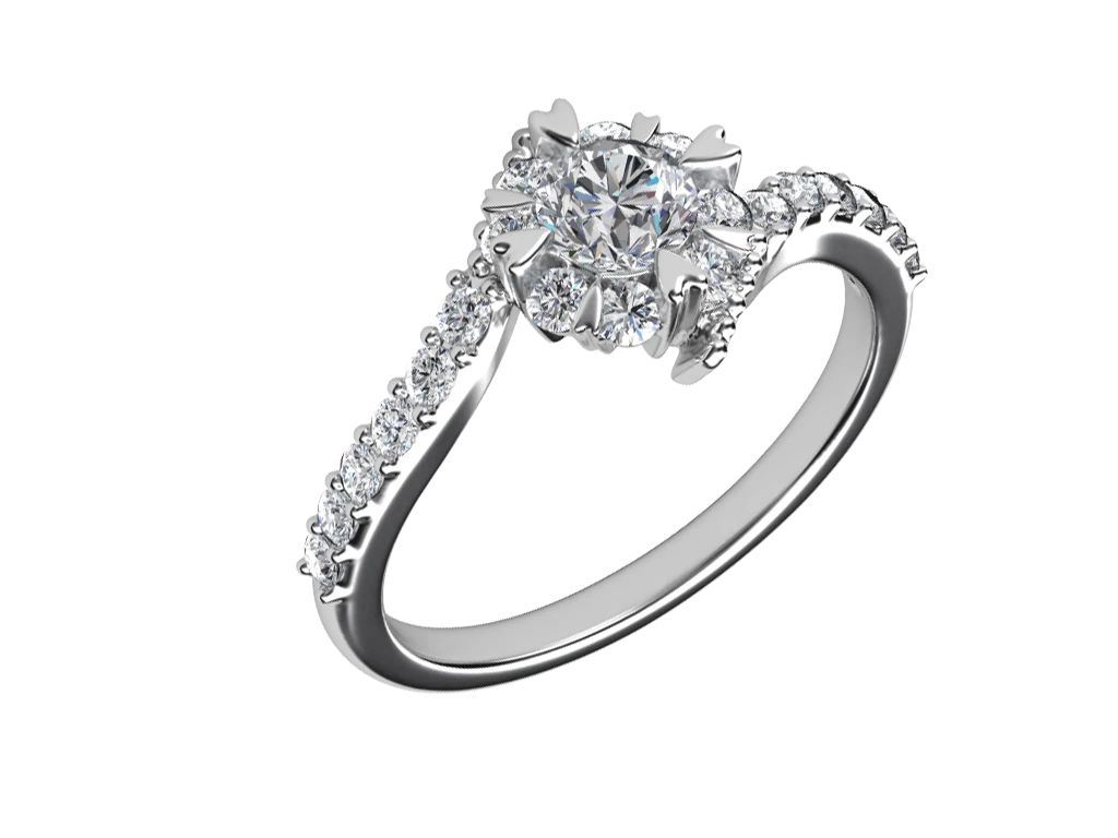 แหวนเพชร Rosalind Cluster