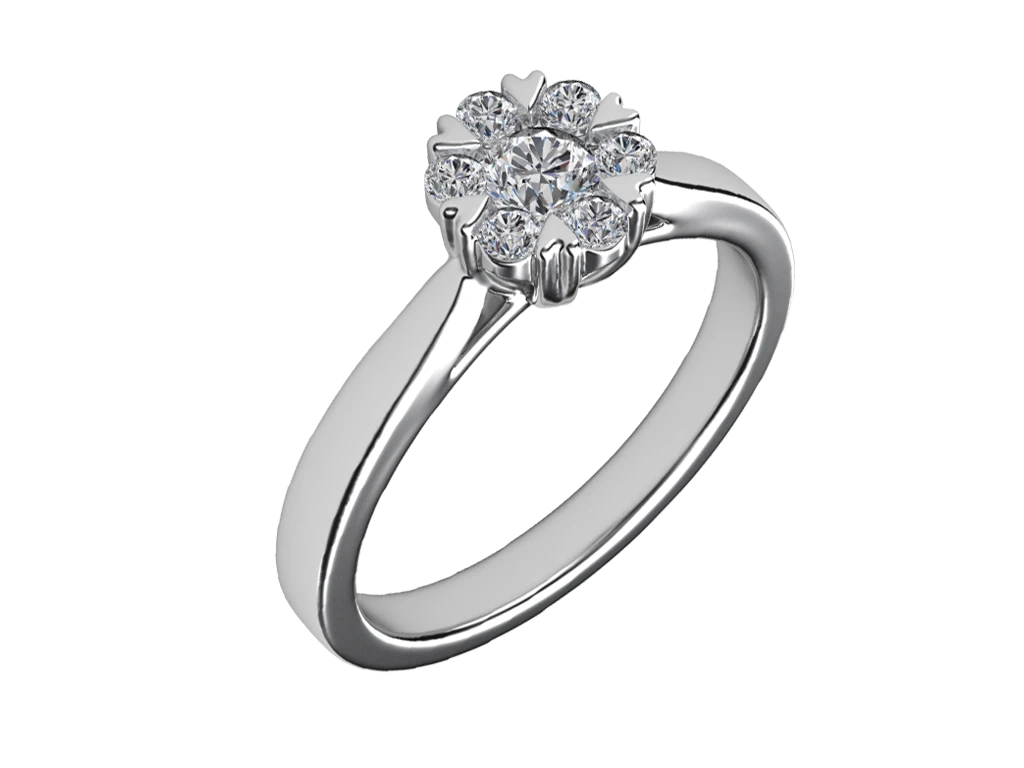 แหวนเพชร Seraphine Cluster