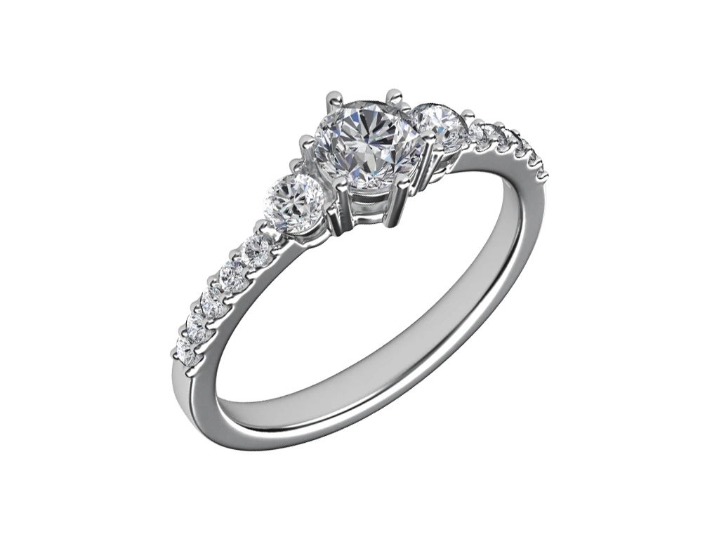 แหวนเพชร Simone Trinity