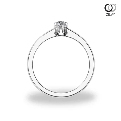 แหวนเพชรผู้หญิง รุ่น GR522 - มุมหน้า