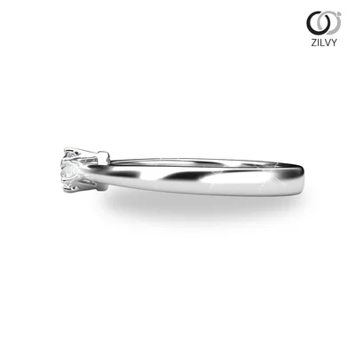 แหวนเพชรผู้หญิง รุ่น GR522 - มุมข้าง