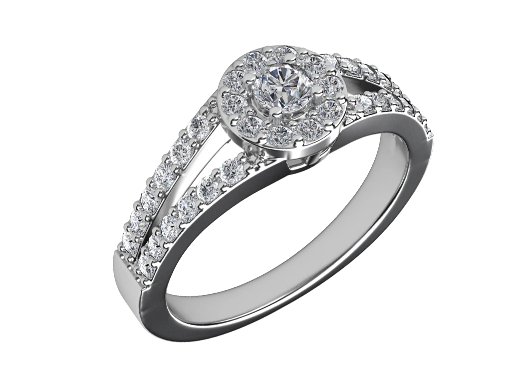 แหวนเพชร Thalia Halo