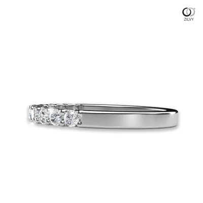 แหวนเพชรผู้หญิง รุ่น GR549 - มุมข้าง