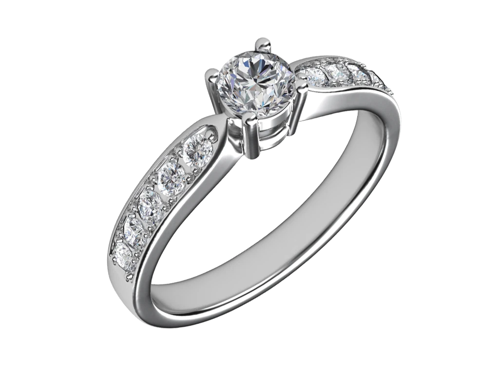 แหวนเพชร Rosette Duo