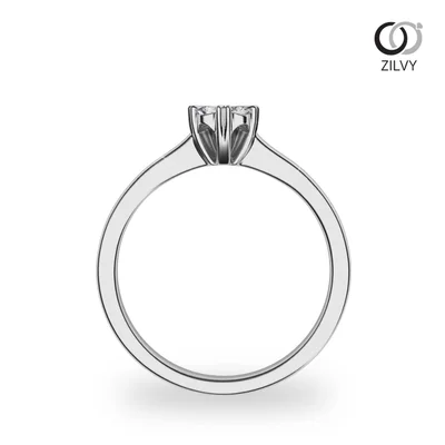 แหวนเพชรผู้หญิง รุ่น GR566 - มุมหน้า