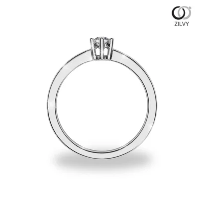 แหวนเพชรผู้หญิง รุ่น GR567 - มุมหน้า