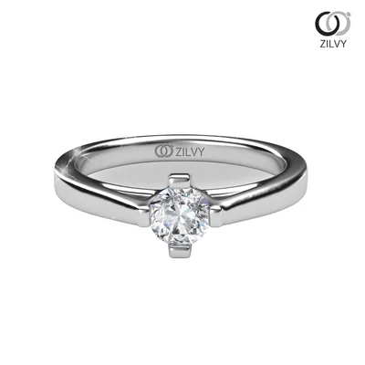 แหวนเพชรผู้หญิง รุ่น GR602 - มุมบน