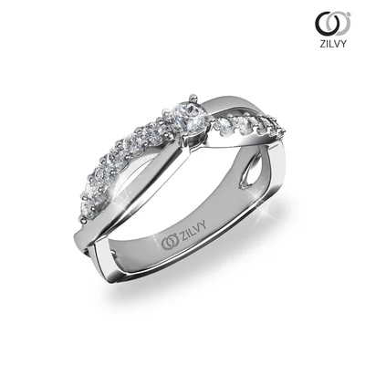 แหวนเพชรผู้หญิง รุ่น GR609 - มุมเปอร์สเปกทีฟ