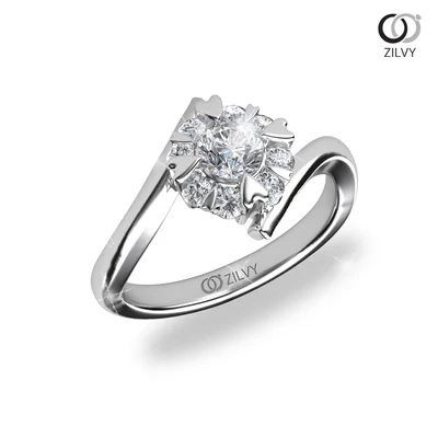 แหวนเพชรผู้หญิง รุ่น GR614 - ภาพเต็ม