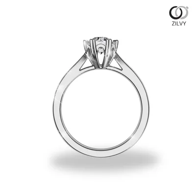 แหวนเพชรผู้หญิง รุ่น GR617 - มุมหน้า