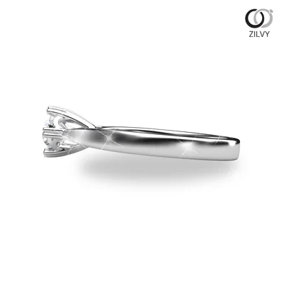 แหวนเพชรผู้หญิง รุ่น GR617 - มุมข้าง