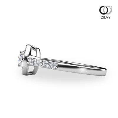 แหวนเพชรผู้หญิง รุ่น GR618 - มุมข้าง