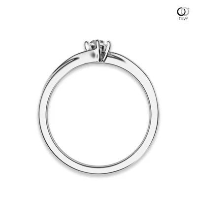 แหวนเพชรผู้หญิง รุ่น GR621 - มุมหน้า