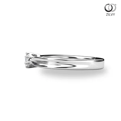 แหวนเพชรผู้หญิง รุ่น GR624 - มุมข้าง