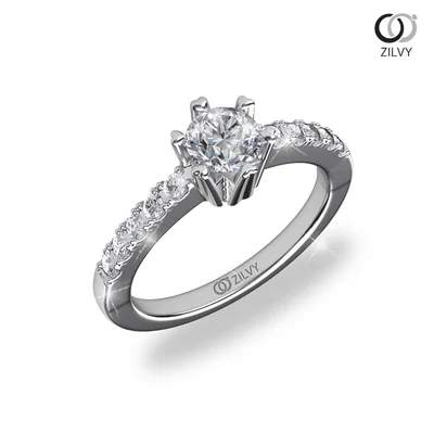 แหวนเพชรผู้หญิง รุ่น GR625 - มุมเปอร์สเปกทีฟ