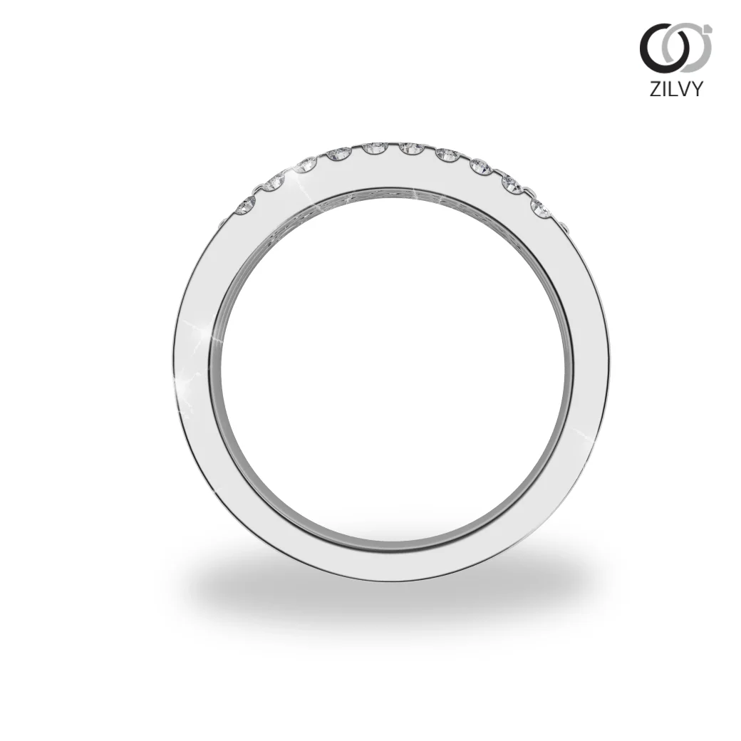 แหวนเพชรผู้หญิง รุ่น GR630 - มุมหน้า