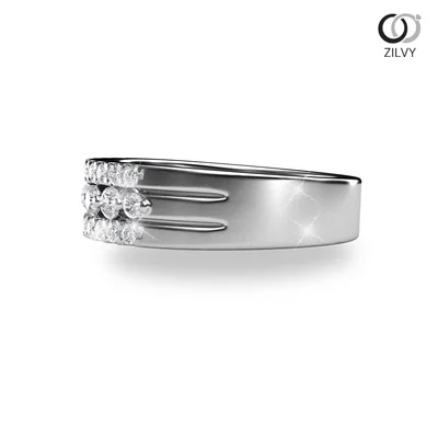 แหวนเพชรผู้หญิง รุ่น GR630 - มุมข้าง