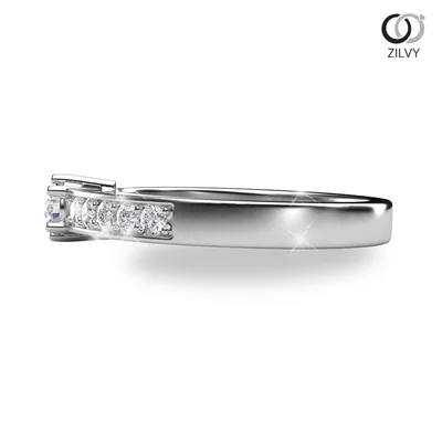 แหวนเพชรผู้หญิง รุ่น GR631 - มุมข้าง