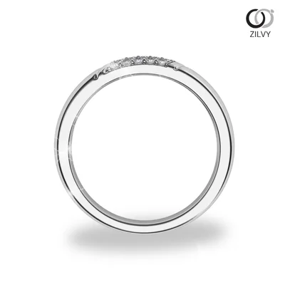 แหวนเพชรผู้หญิง รุ่น GR633 - มุมหน้า