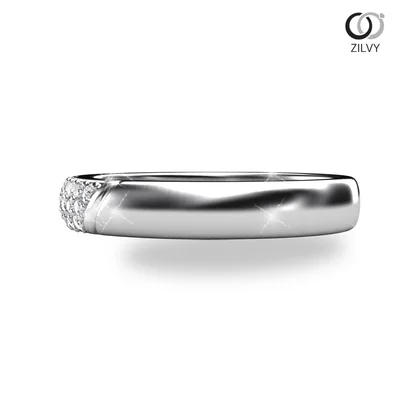 แหวนเพชรผู้หญิง รุ่น GR633 - มุมข้าง