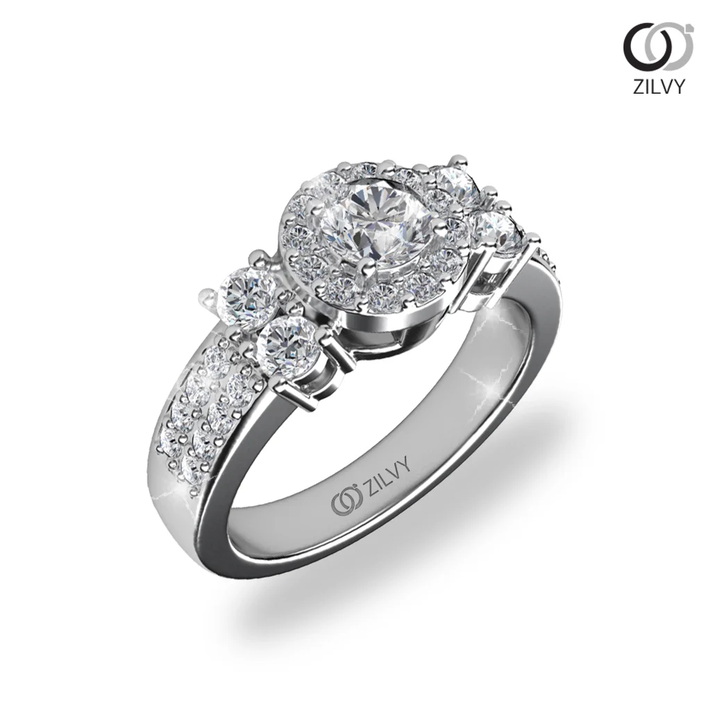 แหวนเพชร Lena Halo