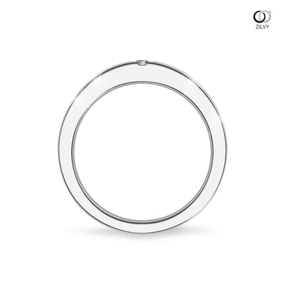 แหวนเพชรผู้หญิง รุ่น GR637 - มุมหน้า