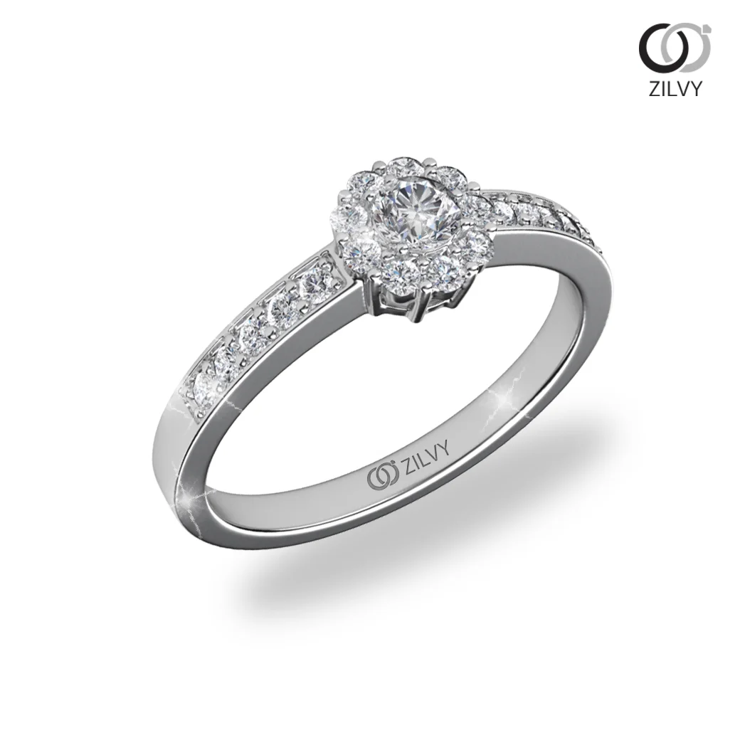 แหวนเพชร Mila Halo