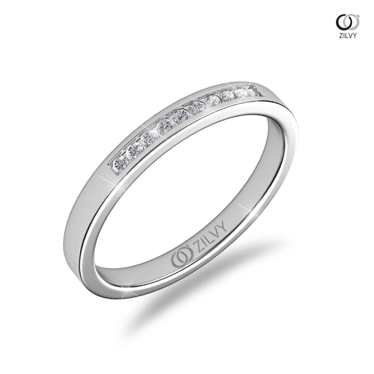 แหวนเพชร Sylvie Channel