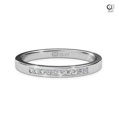 แหวนเพชรผู้หญิง รุ่น GR642 - มุมบน