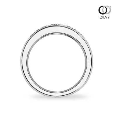 แหวนเพชรผู้หญิง รุ่น GR643 - มุมหน้า