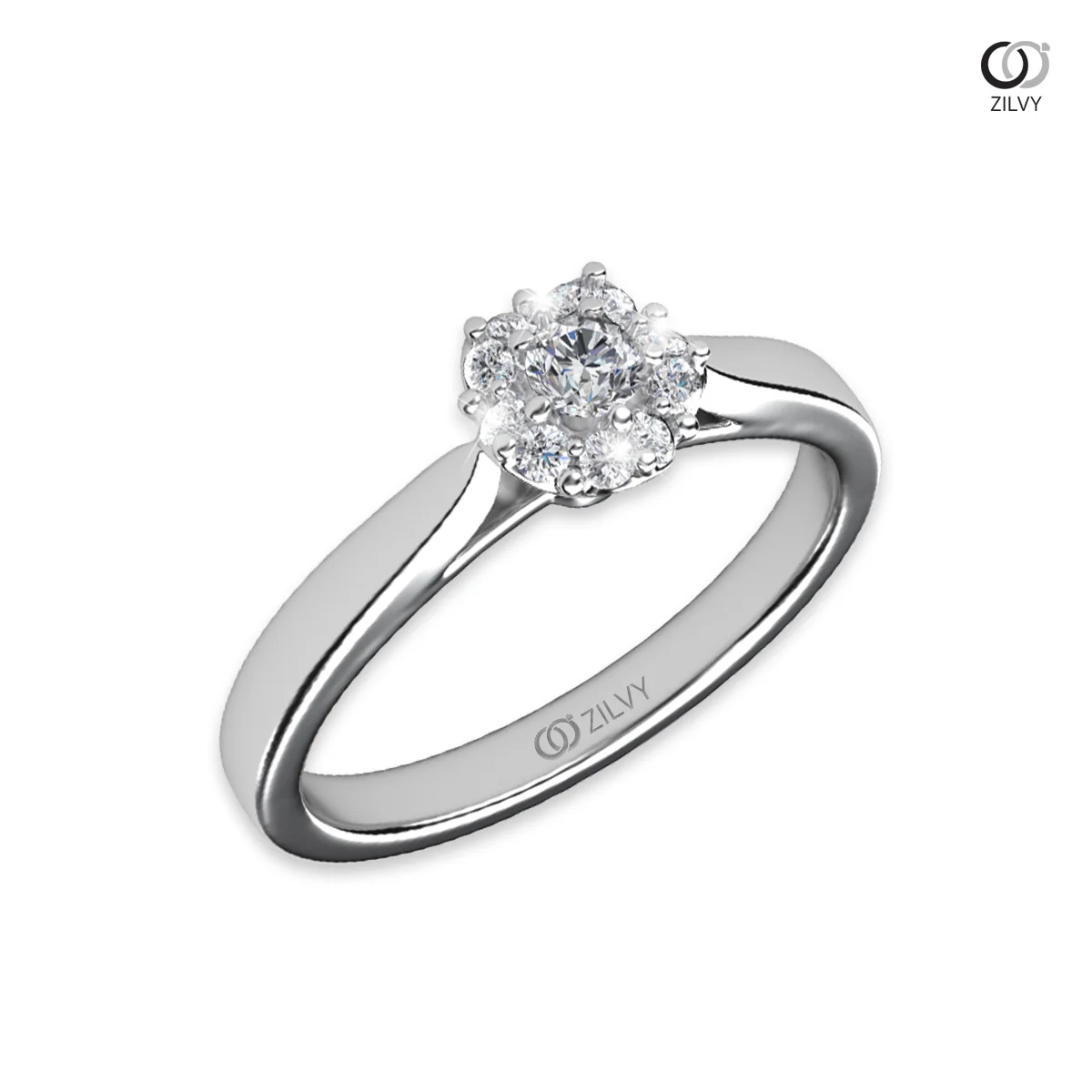 แหวนเพชร Dove Cluster