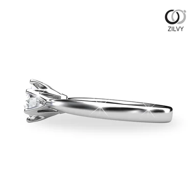 แหวนเพชรผู้หญิง รุ่น GR656 - มุมข้าง