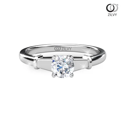 แหวนเพชรผู้หญิง รุ่น GR660 - มุมบน