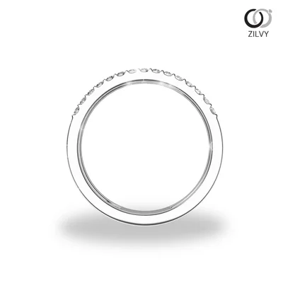 แหวนเพชรผู้หญิง รุ่น GR681 - มุมหน้า