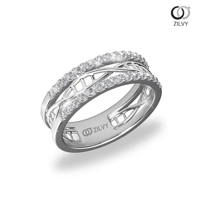 แหวนเพชรผู้หญิง รุ่น GR681 - ภาพเต็ม