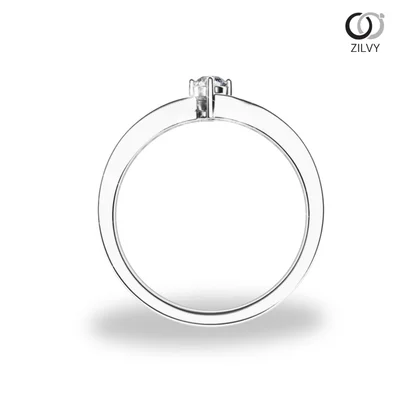 แหวนเพชรผู้หญิง รุ่น GR683 - มุมหน้า