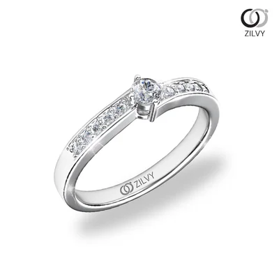 แหวนเพชรผู้หญิง รุ่น GR683 - มุมเปอร์สเปกทีฟ