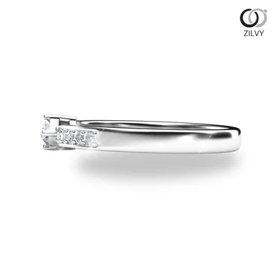 แหวนเพชรผู้หญิง รุ่น GR683 - มุมข้าง