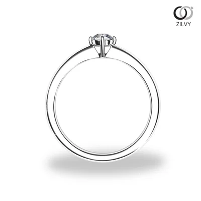 แหวนเพชรผู้หญิง รุ่น GR684 - มุมหน้า